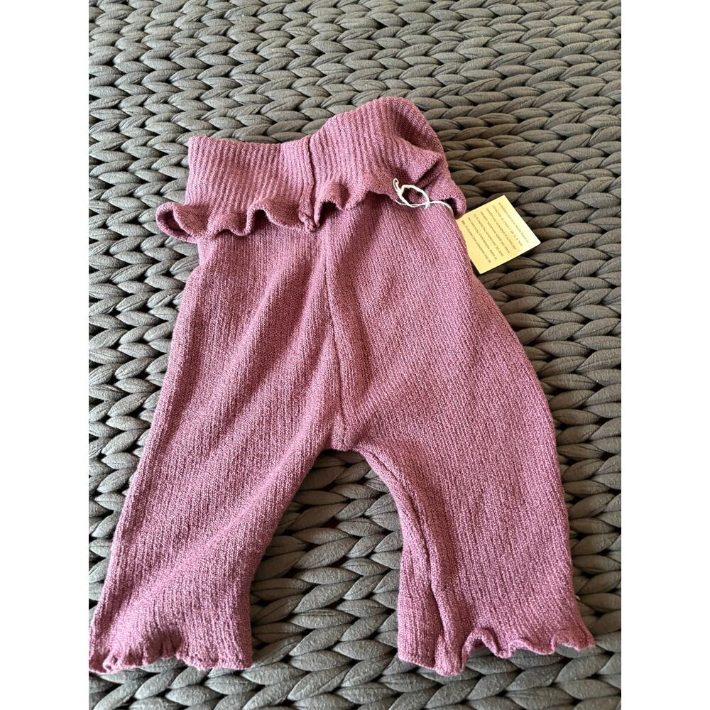 KD Dance New York Mauve Knit Fold Down Waist Ballet Dance Shorts Adult Medium - Picture 5 of 10